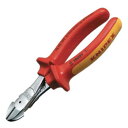 絶縁強力斜ニッパー 1000V(SB)長さ160mm KNIPEX(クニペックス) 7406-160
