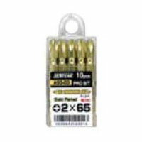 業務用ゴールド両頭ビット(+)#2×65mm 10本組 サンフラッグ ASG-03