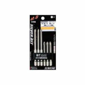 電動ドライバー用シルバーアソートセット(6本組)ACB-6002 サンフラッグ ACB-6002