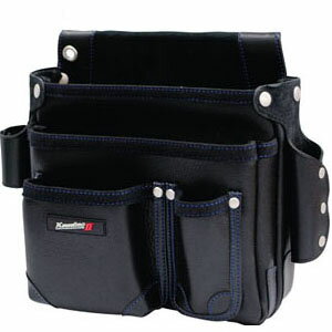 KAWATEC2(カワテック2) 棟梁型工具差付釘袋(ブラック) プロスター KW-721B