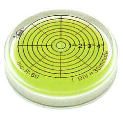 角度計付丸型アイベル水平器110mm KOD INC-R-110