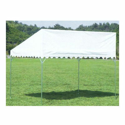 岸工業 ブルドックテント・片ながれ2号（1.5間×2.0間）白【メーカー直送品】