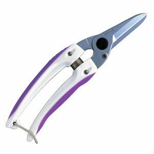 ファミリーデラックス バイオレット 軽量・小型 生花・園芸鋏 アルス 140DX-V
