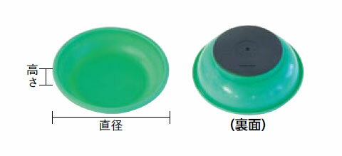 樹脂マグネットトレー 150×40mm 黄 トラスコ TJMT150Y 2