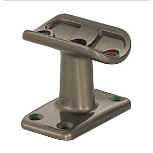 A形ブラケット直受 38mm径 シルバー 1個価格 ※メーカー取寄品 シロクマ BR-136