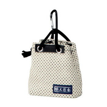 刺子 豆道具袋 白 職人道楽 174349