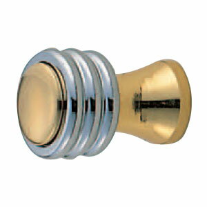 真鍮 ドリアツマミ 純金クローム 1箱30個価格 ※メーカー取寄品 シロクマ KB-76