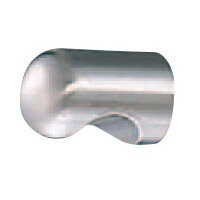 ダイカスト キャノンツマミ裏ビス 15mm径 ホワイト 1個価格 ※メーカー取寄品 シロクマ KZ-3B