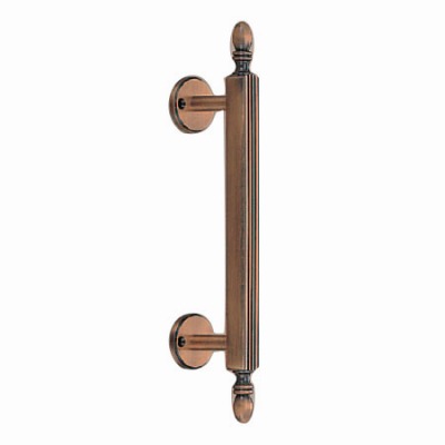 真鍮 コルドバ取手 中 ジャーマンブロンズ 1本価格 ※メーカー取寄品 シロクマ NO-103