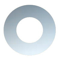 Rakuten - ドーナツ 60mm径 鏡面磨 1枚価格 ※メーカー取寄品 シロクマ NS-101
