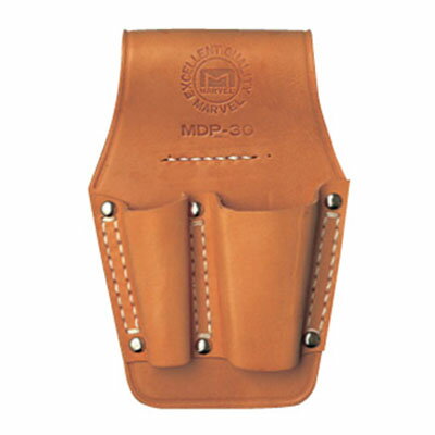 牛皮革製電工ポケット ペンチ差し 190×130mm マーベル MDP-30(4)