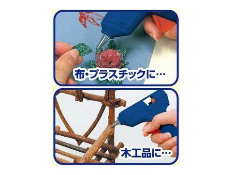 mini グルーガン ヒューズ付 グルースティック5本付 イチネンMTM ミツトモ 20313