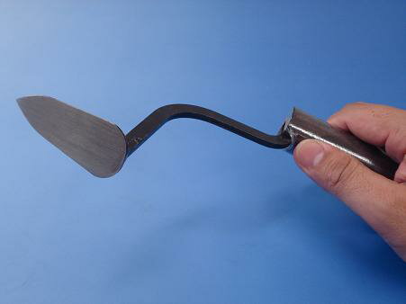 ツル首鏝 ステン 36mm 黒柄 受注生産品 カクマン(本職用) 790