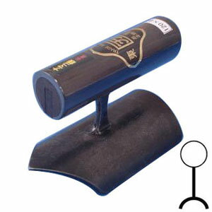 中首 ナマコ鏝 先切型 本焼 90mmx面サイズ30～40mm 黒柄 受注生産品 カクマン(本職用) 803