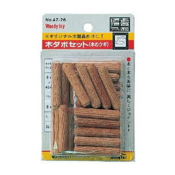 乐天商城 - 木ダボ 径8mm 32本入 8×40mm 47-26 イチネンMTM ミツトモ 47-26