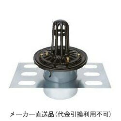 鋳鉄製ルーフドレイン たて引き用 デッキプレート打込型 屋上用(呼称50) ※メーカー直送代引不可 カネソウ EDSP-2-50