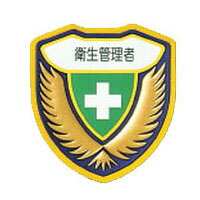 ウエルダーワッペン 胸 E 73×67mm 日本緑十字社 126905