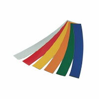 弓形ヘルメット用ライン HLY-R 20mm幅×260mm 10本1組 日本緑十字社 235142