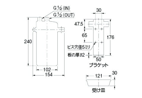 カクダイ 業務用浄水器 #KZ-OASM2