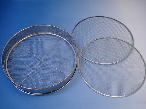 ステンレス園芸用フィルター370mm（家庭用砂ふるい）