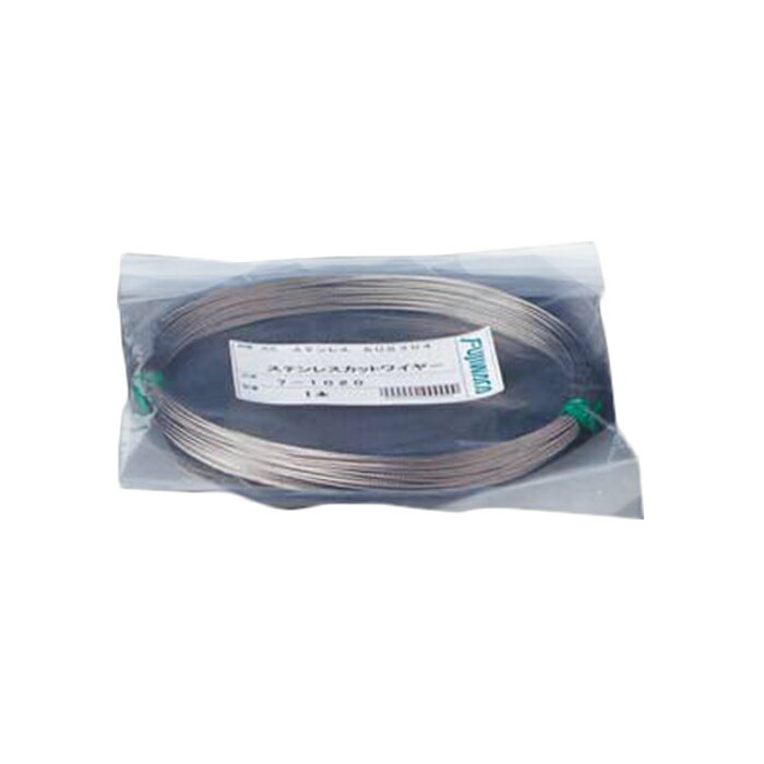 ステンレスカットワイヤロープ 7×19 1.5mm×100m フジワラ 19-15100