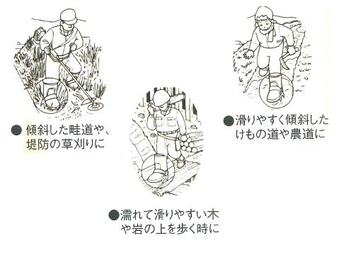 草刈スパイク (靴底装着用すべり防止用具) たくみ 4126