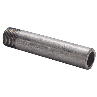 ステンレス製ねじ込継手 片長ニップル ネジ(R×L)1”1/4×150 フローバル VWLN-10150