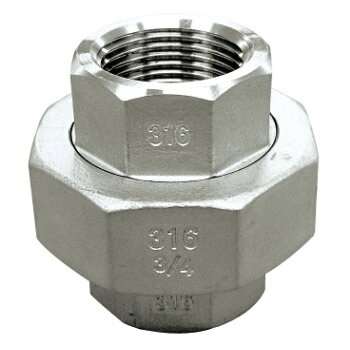 樂天商城 - ステンレス製ねじ込継手 ユニオン SCS14A ネジ(Rc)1” フローバル VU-S14-08