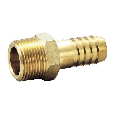 ※在庫処分品 ホース継手(黄銅製)ホースニップル C3604 ネジ(R)1/4 タケノコ外径(径D)8 フローバル GHN-0208 outlet