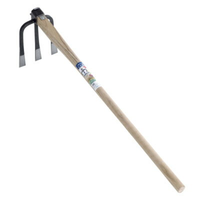 (手打全鋼)三本鍬(小) 浅野木工 15090