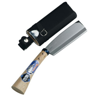 (手打ヤスキ鋼付)サヤ付鉈210mm 浅野木工 07025