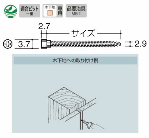 Mタッピング 15mm ユニクロ 1パック50本入 MT-P ロイヤル MT-P