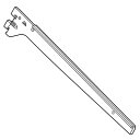 ホルダー用ブラケット 呼名300 クローム R-120GHS ロイヤル R-120GHS