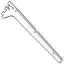 ホルダー用ブラケット 呼名450 Aニッケルサテン R-121GHS ロイヤル R-121GHS(3)