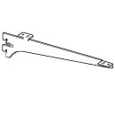 木棚用ブラケット(中間受け専用)呼名300 Aニッケルサテン 受注生産品 R-034W ロイヤル R-034W