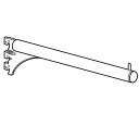 Rフェイスアウトブラケット25径 300mm APゴールド R-FB-25 (受注生産品) ロイヤル R-FB-25