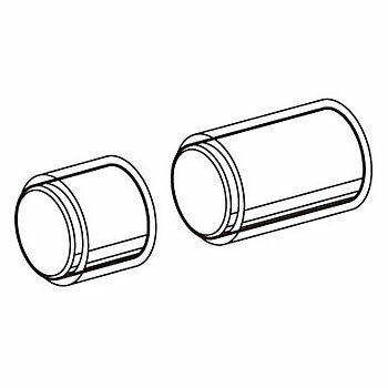 ガラス棚板用ELダボ12 20mm Aニッケルサテン 10個価格 ELDC-12 ロイヤル ELDC-12