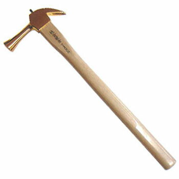 純金鍍金仮枠ハンマー(木柄)止付小 450mm 須佐製作所