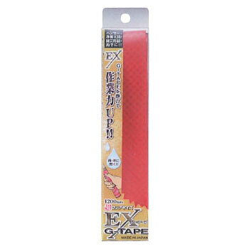 特徴しっとりとした握り心地で、クッション性にも優れ疲れを緩和します。自分仕様にカスタマイズ！重ね巻きで太グリップに！識別として！滑り止めこうか抜群！表面は特殊加工の模様を設け、高級感を醸し出しています。長さは1200mmの超ロングサイズで、対応の幅を広げました。従来好評の黒、赤、青に加え、緑の新色を追加しました。仕様色：赤外寸(mm)：全長1200×幅31×厚さ0.6メーカーからの取寄せ商品のため、お客様都合によるご注文後のキャンセル、返品、交換はできません。受注後にメーカー在庫を確認いたします。万一、メーカーにて欠品や廃番の場合は商品をご用意できない場合がございます。その場合は、メールにてご連絡させて頂きますので、ご注文後、当店から届くメールを必ずご確認宜しくお願い致します。ご注文はキャンセルさせて頂くことがございますので、予めご了承お願い致します。