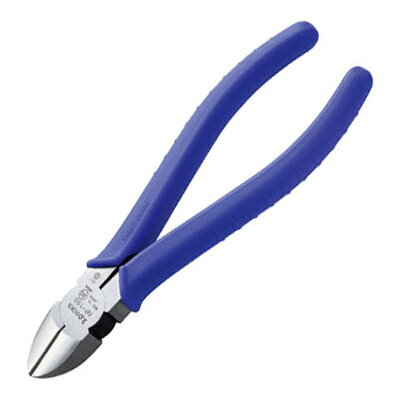 JIS規格の定番品。「強力ニッパ」とは、JIS規格カテゴリーの一つ。定番品でありながら、規格の限界まで形状や仕組みを追求し、軽量化と機能向上に成功しました。各種線材に対応し、素晴らしい切れ味と使い心地をお約束します。●グリップ素材は手になじみやすいエラストマー樹脂素材●連続作業が楽なコイルバネ（※品番に「S」記載）●より線皮むき用の刃穴をあけた型番あり（※品番に「H」記載）【切断能力】鉄線：1.9mm銅線：3.2mmピアノ線、ステン線：×プラ：○VVF2芯：1.6mmより線：2.0m?【仕様】材料：S58CJIS：JIS　B4635　J-130／J-160硬さ（HRC）：56～64(刃部)刃角度：15°グリップ素材：エラストマーグリップバネ：コイルバネ重量：165g
