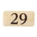 チークサイン No.29 木目 1枚価格 ※メーカー取寄品 シロクマ NP-13N-29