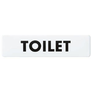 Rakuten - チークサイン TOILET 木目 1箱10枚価格 ※メーカー取寄品 シロクマ NP-10-3