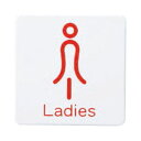 チークサイン Ladies 白 1箱10枚価格 ※メーカー取寄品 シロクマ NP-21-2