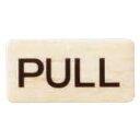 チークサイン PULL 白 1箱10枚価格 ※メーカー取寄品 シロクマ NP-11-2