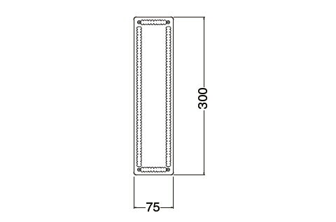 ステンレス押板 300mm 電解研磨 1枚価格 ※メーカー取寄品 シロクマ NO-98