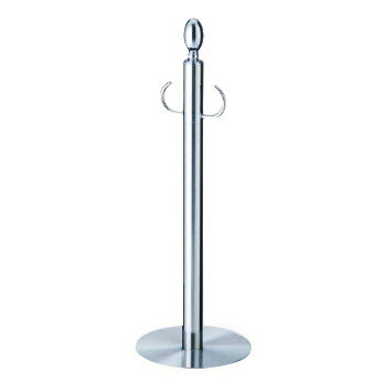 フロアパーティションポール クローム/鏡面 1箱3本価格 ※メーカー取寄品 シロクマ FPP-0631