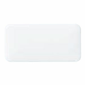 チークサイン 無地 白 1枚価格 ※メーカー取寄品 シロクマ NP-13-0