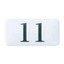 チークサイン No.11 木目 1枚価格 ※メーカー取寄品 シロクマ NP-13N-11
