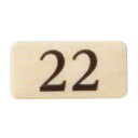 チークサイン No.22 白 1箱10枚価格 ※メーカー取寄品 シロクマ NP-13N-22