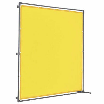 溶接遮光フェンス 2015型・接続 固定足タイプ 深緑 トラスコ YF2015SK-DG